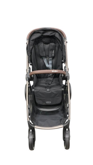 Shop Cybex Gazelle S Modular Stroller, 2024, Moon Black, Taupe Frame at GoodBuy Gear