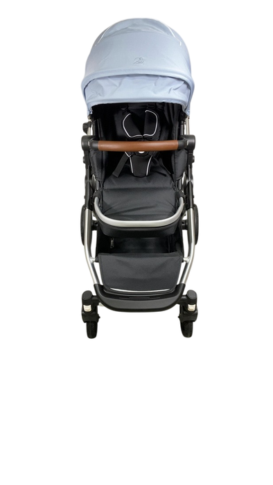 Shop Mockingbird Single to Double 2.0 Stroller, 2025, Silver With Penny Leather, Sky, Watercolor Drops at GoodBuy Gear