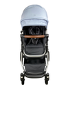 Shop Mockingbird Single to Double 2.0 Stroller, 2025, Silver With Penny Leather, Sky, Watercolor Drops at GoodBuy Gear