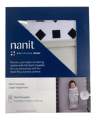 Shop Nanit Breathing Wear Swaddle, Large (3-6m), Pebble Grey at GoodBuy Gear