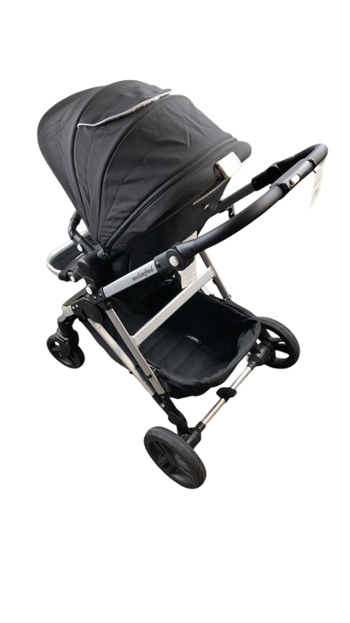 Shop Mockingbird Single 2.0 Stroller, Black, Windowpane, Silver With Black Leather, 2024 at GoodBuy Gear
