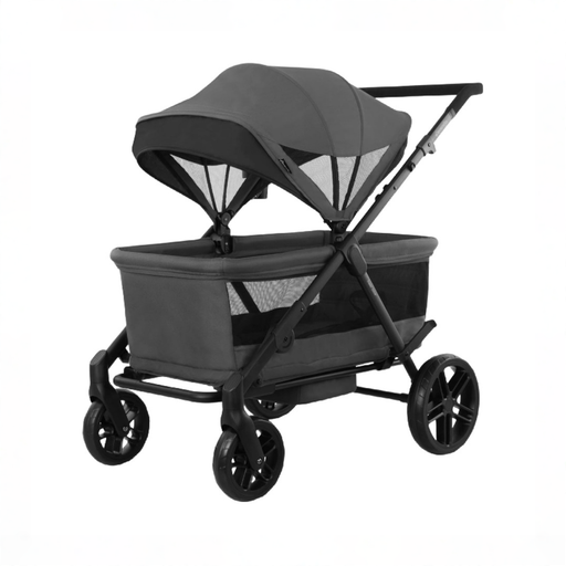 Shop Evenflo Omni Crew 3-in-1 Stroller Wagon, Oyster Grey at GoodBuy Gear