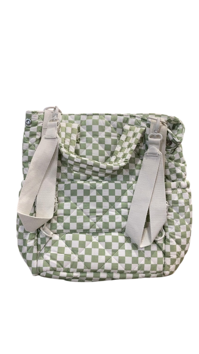 Shop Solly Baby The Totepack, Fern Chequer at GoodBuy Gear