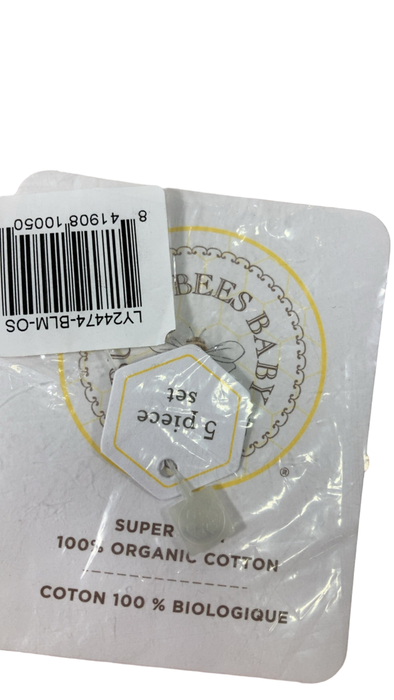 Shop Burt's Bees Baby Organic Cotton Burp Cloths 5 Pack, Blossom Pink Prints at GoodBuy Gear