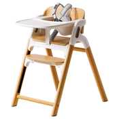 Shop Momcozy DinerPal Wooden High Chair, Natural Wood, without Cushion at GoodBuy Gear