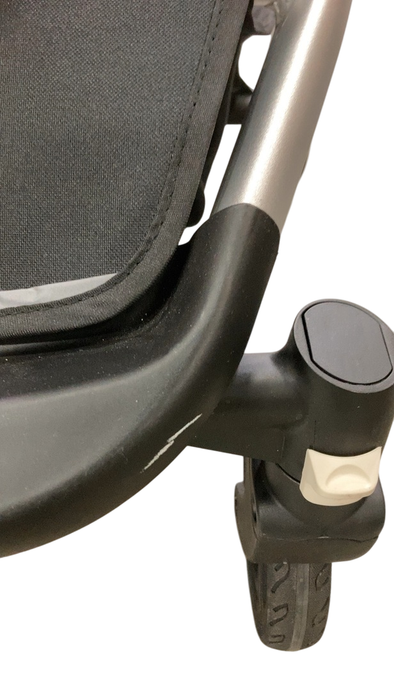 Shop Mockingbird Single to Double 2.0 Stroller, 2024, Black, Silver With Black Leather, Watercolor Drops at GoodBuy Gear