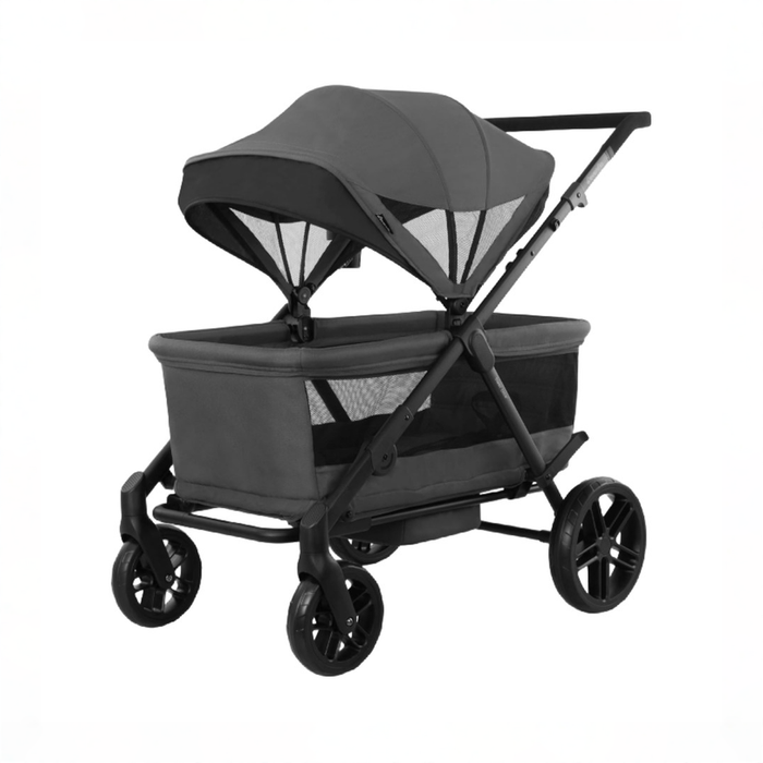 Shop Evenflo Omni Crew 3-in-1 Stroller Wagon, Oyster Grey at GoodBuy Gear