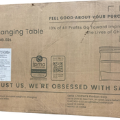 Shop Delta Children 2-in-1 Changing Table and Storage Unit, Grey at GoodBuy Gear