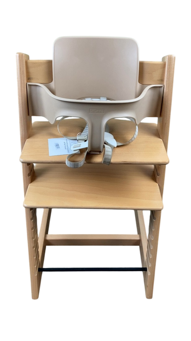 Stokke Tripp Trapp High Chair with Baby Set and Tray, Natural, Natural