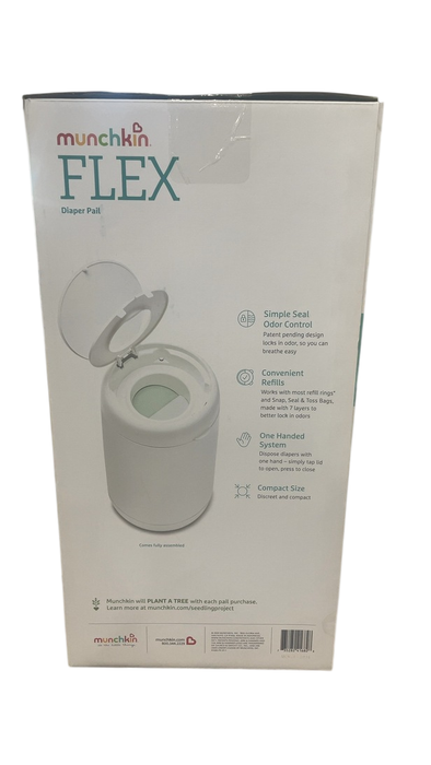 Shop Munchkin Flex Diaper Pail, White at GoodBuy Gear