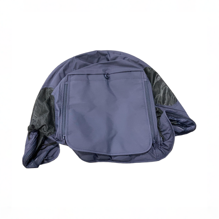 Shop DRAFT - Bugaboo Donkey Breezy Sun Canopy, Deep Indigo at GoodBuy Gear