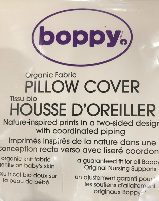Shop Boppy Luxe Nursing and Infant Support Pillow Slipcover, Green Leaves at GoodBuy Gear