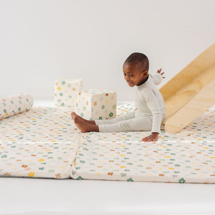 Toki Kids Playful Posies Organic Cotton Mat