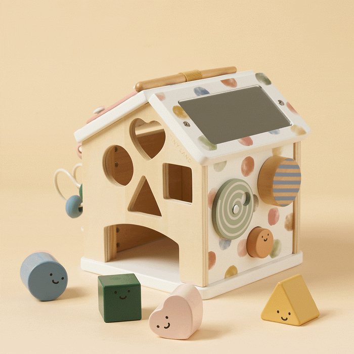 Shop Tiny Land Cottage Activity Cube, Morandi at GoodBuy Gear