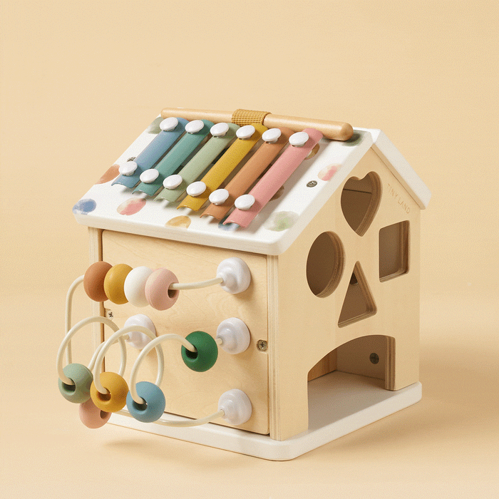 Shop Tiny Land Cottage Activity Cube, Morandi at GoodBuy Gear
