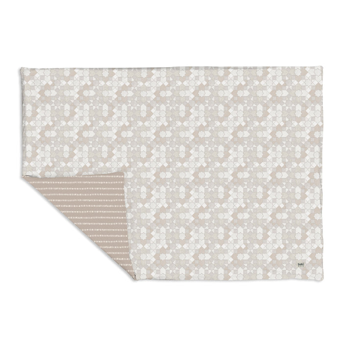 Toki Mats Padded Play Mat, Grey Mosaic Mat, Multiple Sizes