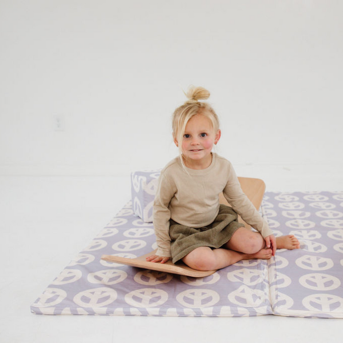 Toki Mats Padded Play mat, Peace Sign Mat, Multiple Sizes