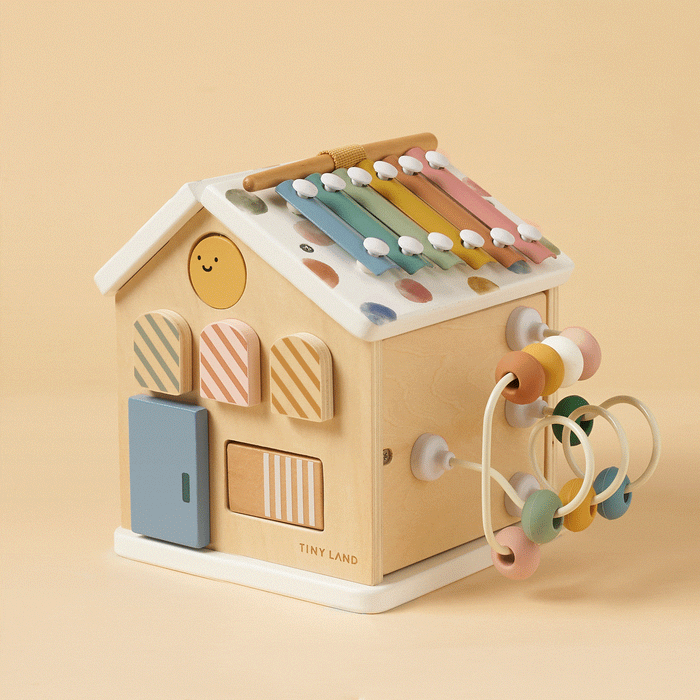 Shop Tiny Land Cottage Activity Cube, Morandi at GoodBuy Gear