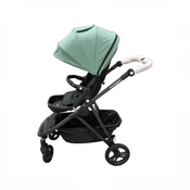 Shop Mockingbird Single to Double 3.0 Stroller, 2025, Charcoal with Black Leather, Sage at GoodBuy Gear