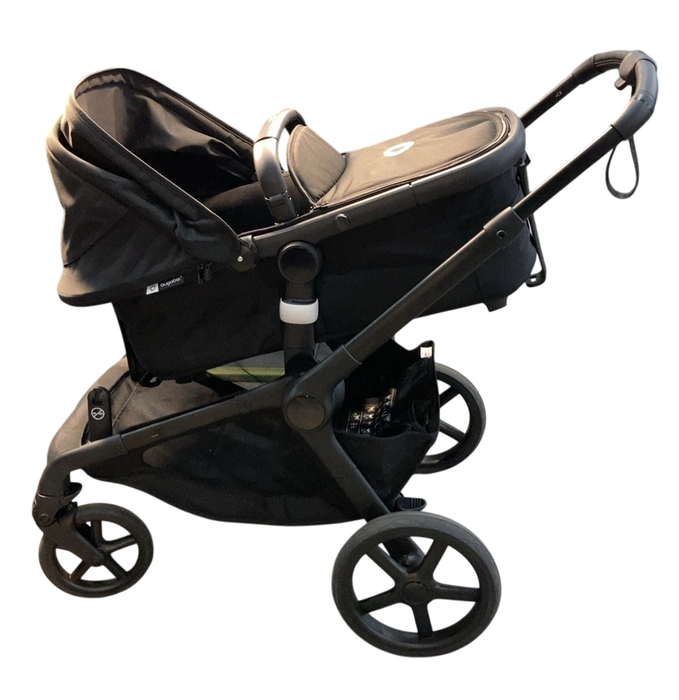 Shop Bugaboo Kangaroo Single To Double Stroller, 2024, Black, Midnight Black, Midnight Black at GoodBuy Gear