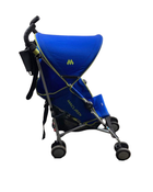 secondhand MacLaren Triumph Stroller, Navy Blue and Lime Green