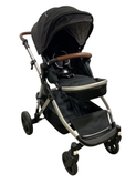 Shop Mockingbird Single to Double 2.0 Stroller, 2024, Black, Silver With Penny Leather, Windowpane at GoodBuy Gear