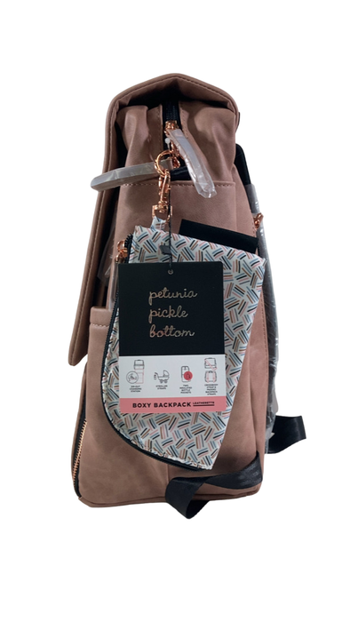Shop Petunia Pickle Bottom Boxy Backpack Diaper Bag, Dusty Rose Leatherette at GoodBuy Gear