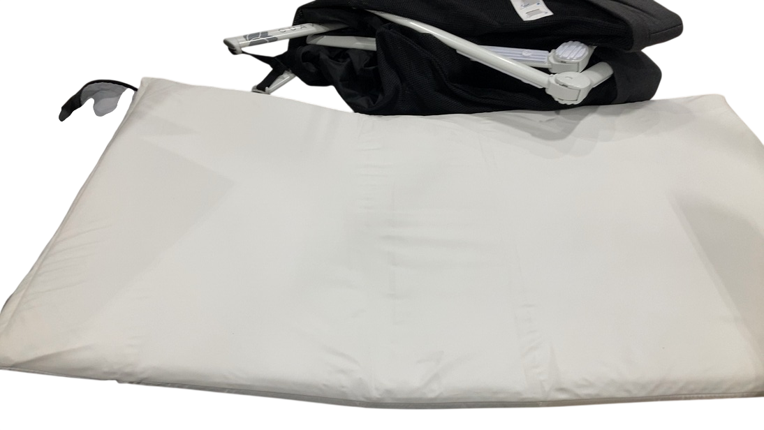 Shop Guava Family Lotus Travel Crib, Grey at GoodBuy Gear