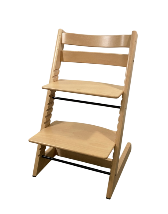 Shop Stokke Tripp Trapp High Chair Complete² + Newborn Set, Natural with Nordic Grey at GoodBuy Gear