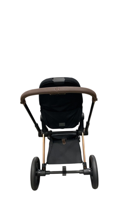 Shop Cybex PRIAM Stroller, 2024, Rose Gold, Sepia Black at GoodBuy Gear