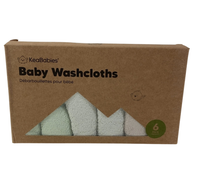 Shop KeaBabies Bamboo Washcloths 6 Pack, Hills at GoodBuy Gear