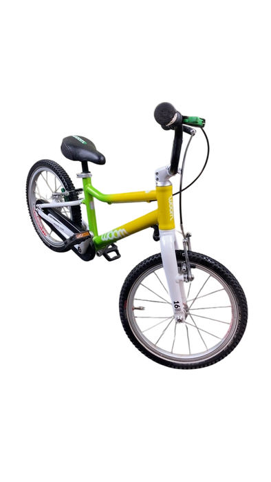 Shop Woom 3 Bike "16, Atomic Neon at GoodBuy Gear