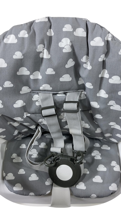 Shop Stokke Complete Steps High Chair, White Seat Natural Legs at GoodBuy Gear