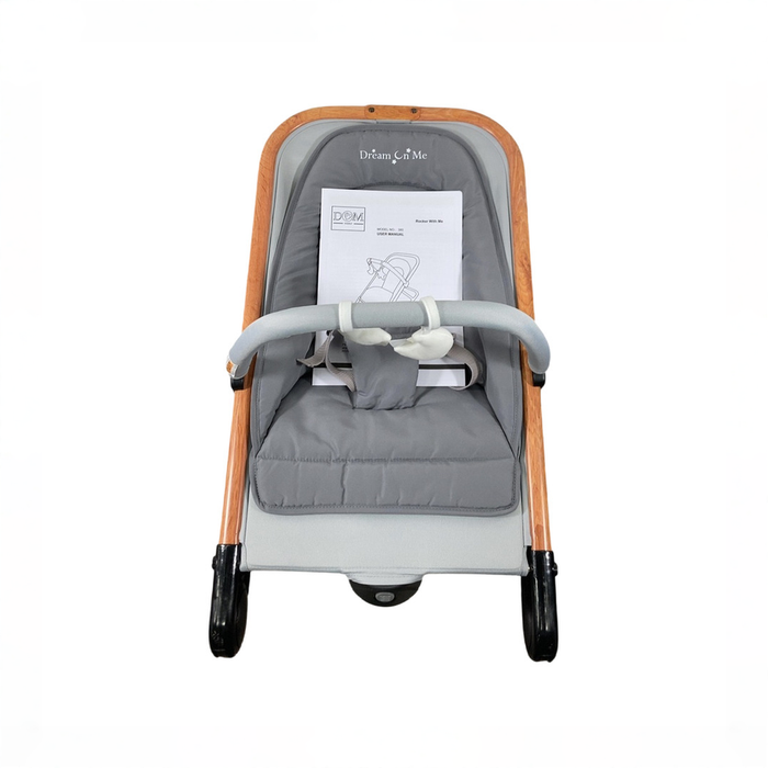Shop Dream On Me Rock with me 2-in-1 Rocker and Stationary Seat, Grey at GoodBuy Gear