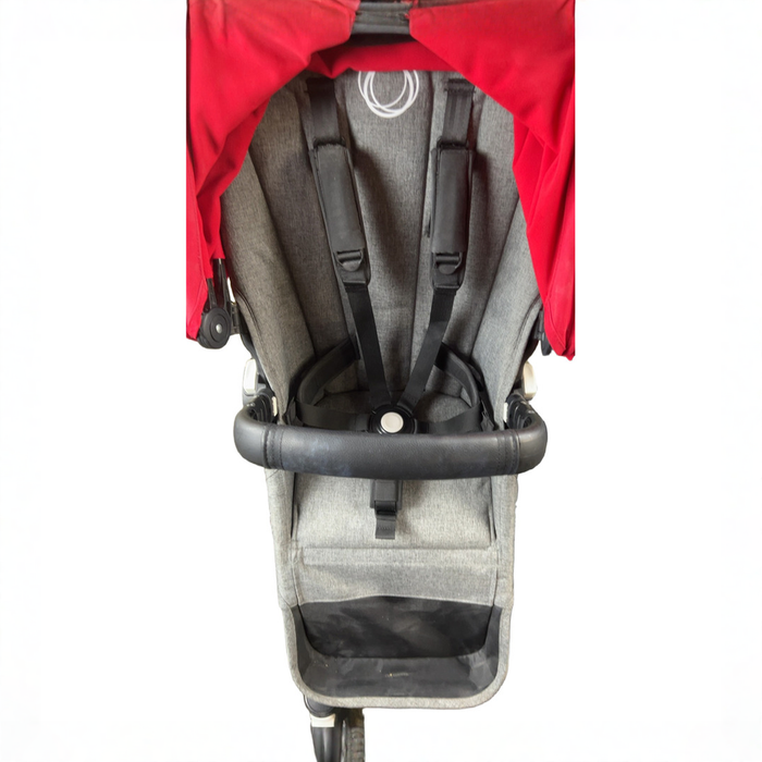 Shop Bugaboo Donkey 3 Duo Stroller, Aluminium, Grey Melange, red, unknown at GoodBuy Gear