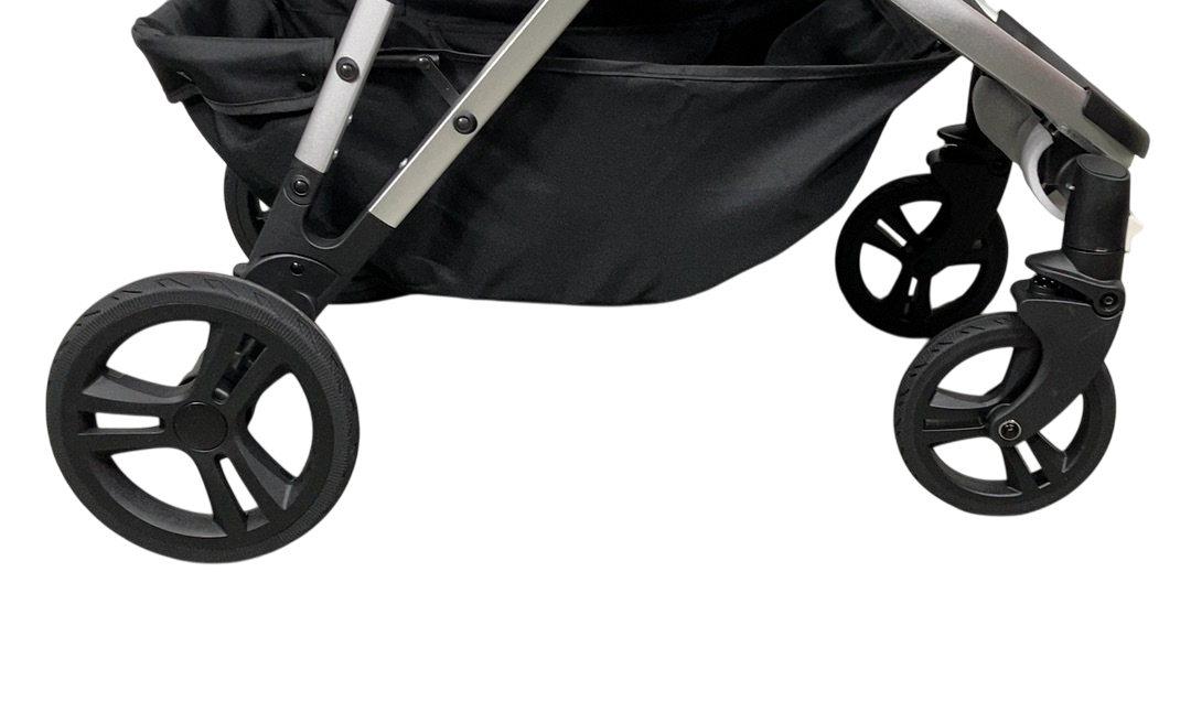 Shop Mockingbird Single to Double 2.0 Stroller, Sky, Watercolor Drops, Silver With Penny Leather, 2024 at GoodBuy Gear