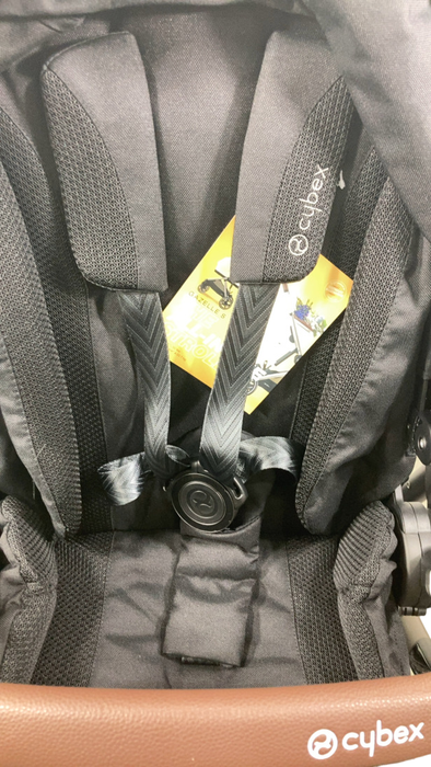 Shop Cybex Gazelle S Modular Stroller, 2024, Moon Black, Taupe Frame at GoodBuy Gear