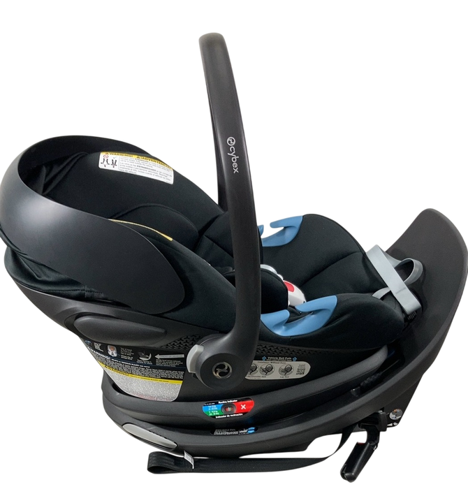 Shop Cybex Aton G Swivel Infant Car Seat And Base, 2024, Moon Black at GoodBuy Gear