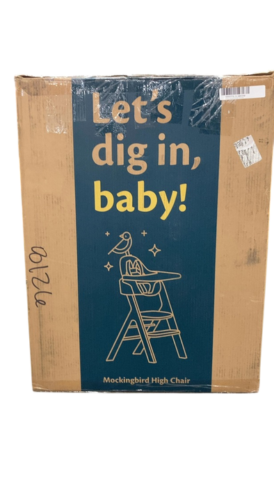 Shop Mockingbird High Chair, Natural Beech, White at GoodBuy Gear
