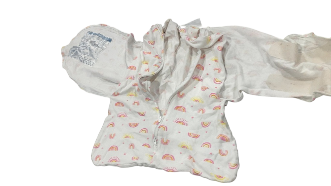 Shop Halo SleepSack Swaddle, Newborn, Sunshine Rainbows at GoodBuy Gear