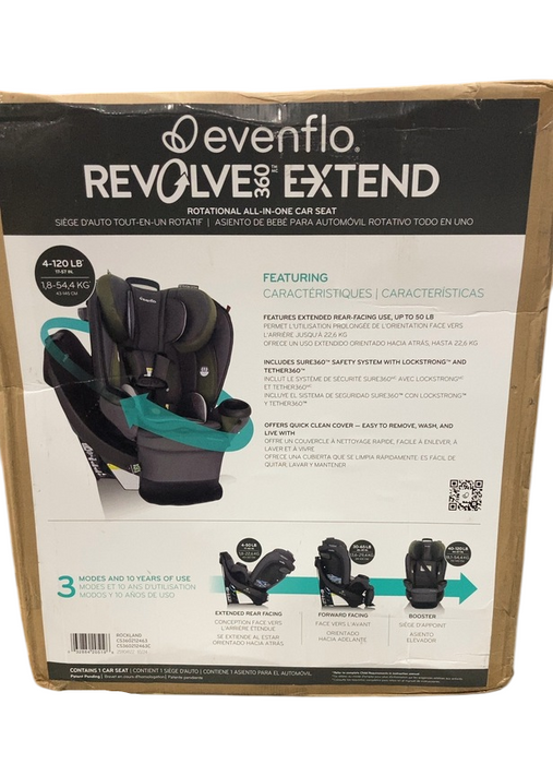 Shop Evenflo Revolve 360 Extend Rotational Convertible Car Seat, Rockland Green, 2025 at GoodBuy Gear