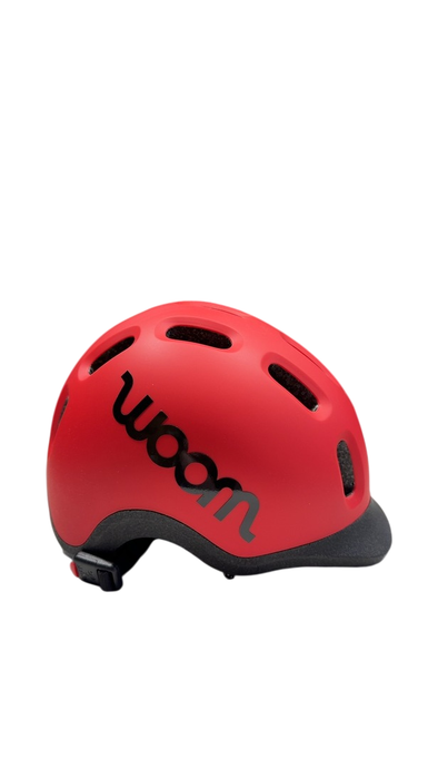 Shop Woom Ready Kids Helmet, Medium, Without Light, Woom Red at GoodBuy Gear