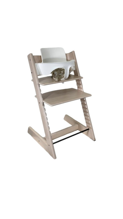 Stokke Tripp Trapp High Chair With Baby Set, Whitewash