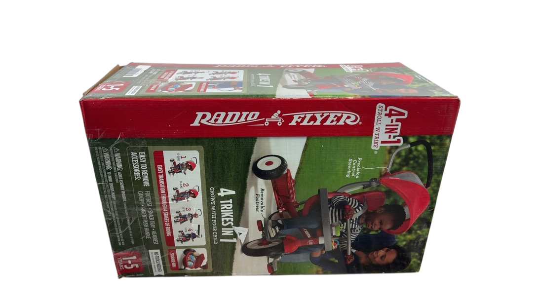 Shop Radio Flyer 4-in-1 Stroll 'n Trike, 481T, Red at GoodBuy Gear