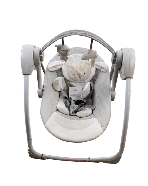 used Ingenuity Comfort To Go Portable Swing, Cuddle Lamb