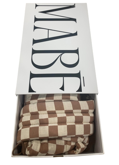 Shop Mabē The Monarch Carrier, Mocha Check at GoodBuy Gear