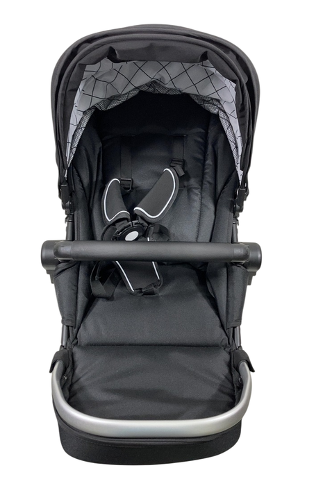 Shop Mockingbird 2nd Seat Kit 2.0, Black, Silver With Black Leather, Windowpane at GoodBuy Gear