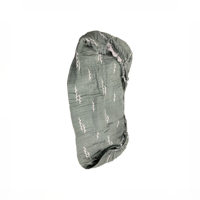 Shop Babyletto Muslin Crib Sheet, Ocean Waves at GoodBuy Gear