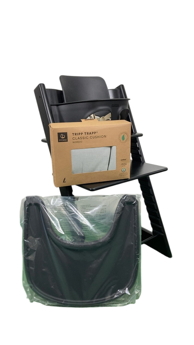 Shop Stokke Tripp Trapp Complete High Chair, 1, Black, Nordic Grey at GoodBuy Gear