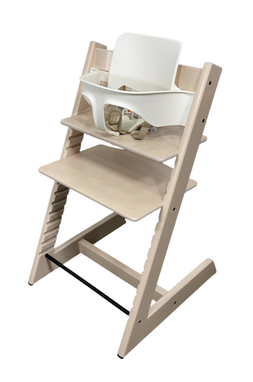 Shop Stokke Tripp Trapp High Chair With Baby Set, 2, Whitewash at GoodBuy Gear